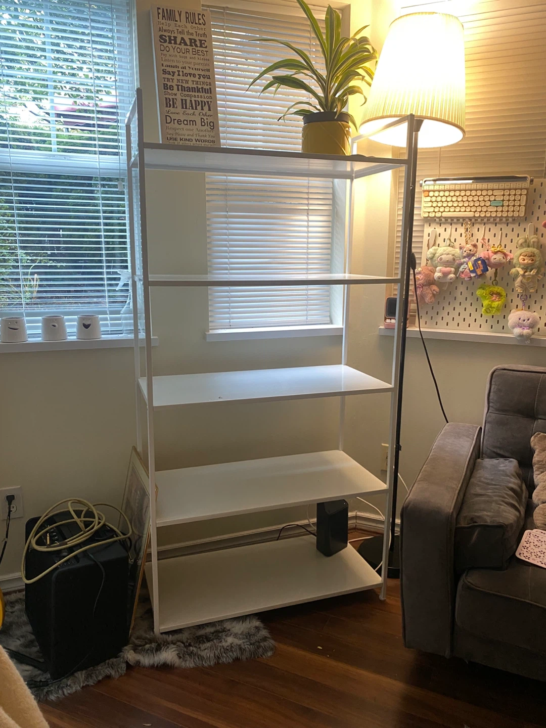 IKEA JONAXEL Shelf Unit - White