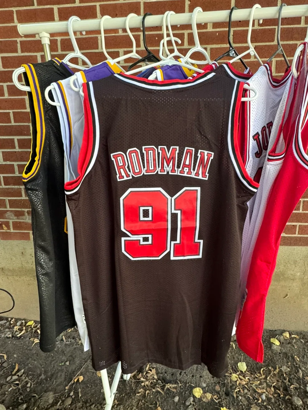 Adidas Dennis Rodman Bulls Jersey Large - XL image indicator(2)