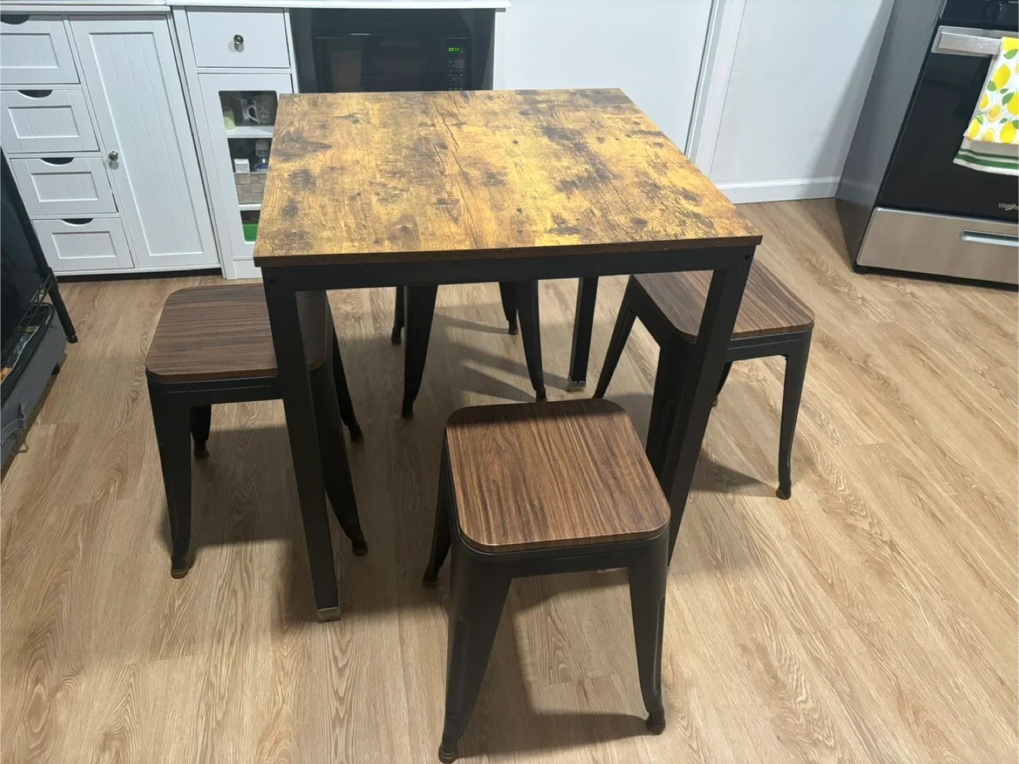 Dining Table Set with 4 Stools image indicator(2)