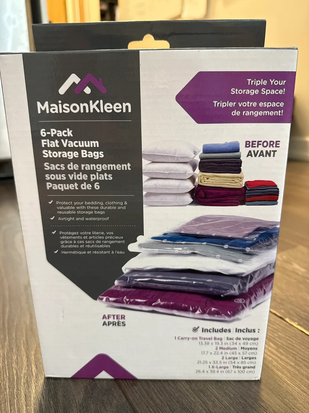 Flat Vacuum Storage Bags