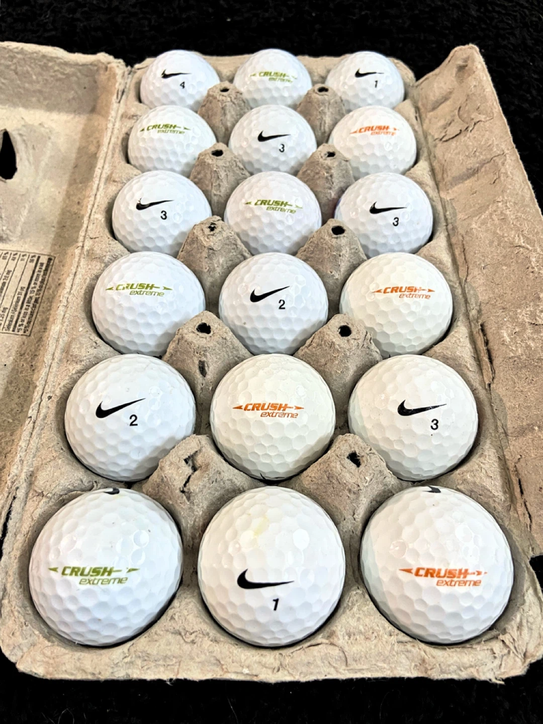 18 Nike Crush Extreme Golf Balls
