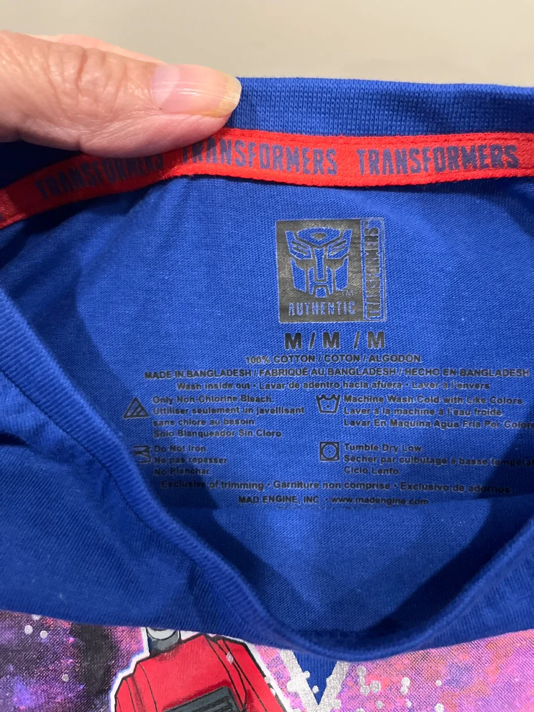 Transformers Optimus Prime T-shirt - Size M image indicator(2)
