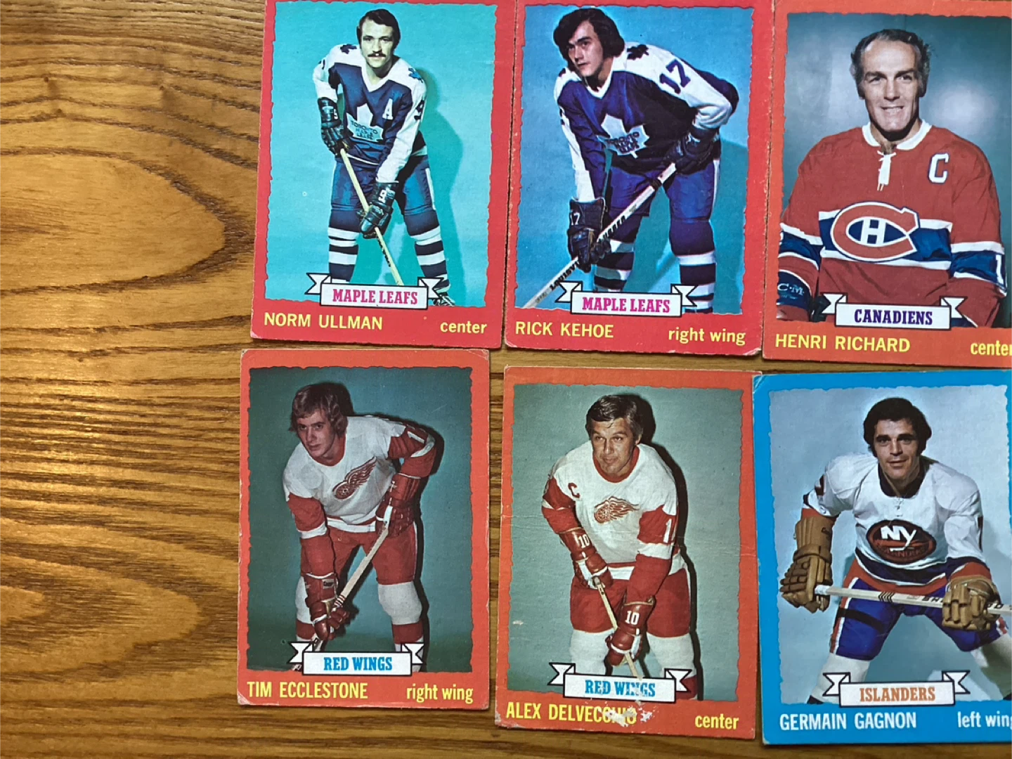 6. 1973 NHL Cards #’s 27, 60, 87, 124, 141 & 178 ! - photo 3