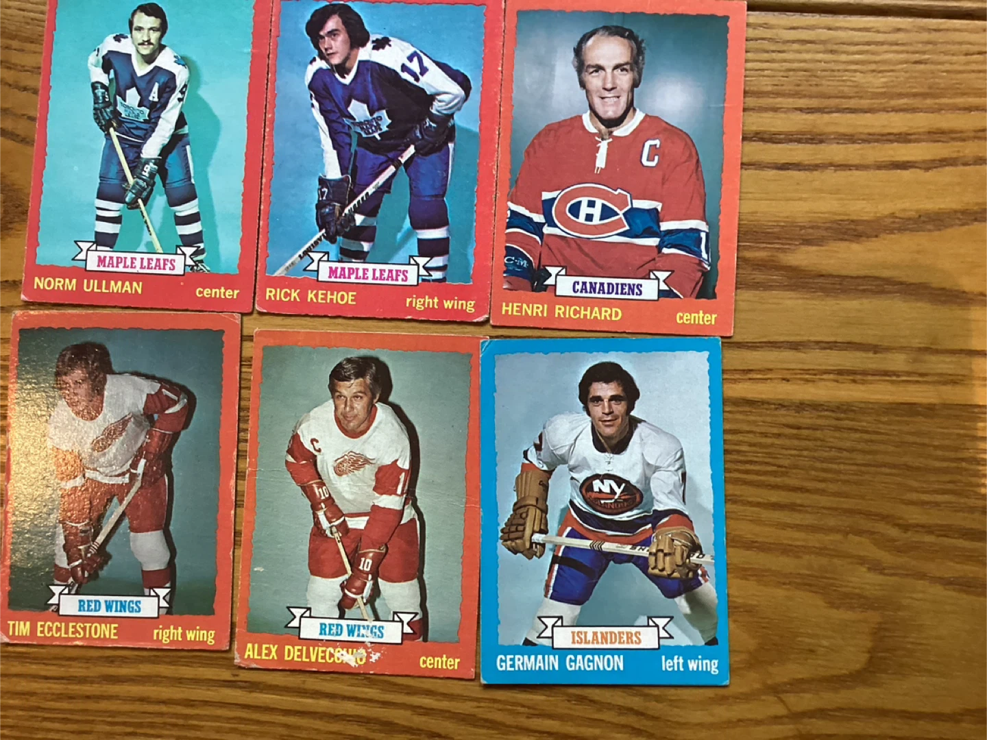 6. 1973 NHL Cards #’s 27, 60, 87, 124, 141 & 178 ! - photo 4