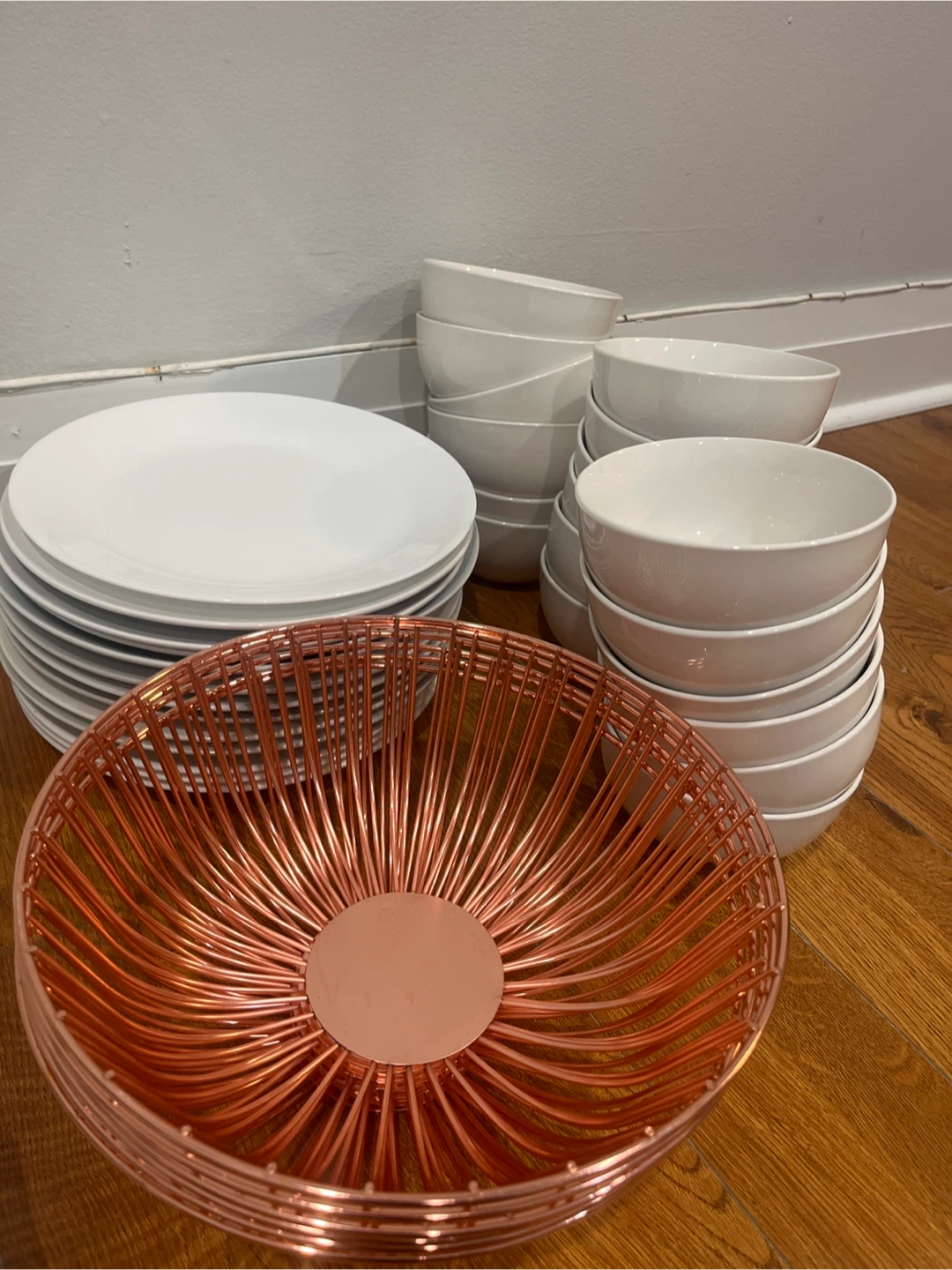 White Serving Dishes & Utensils Set - photo 2
