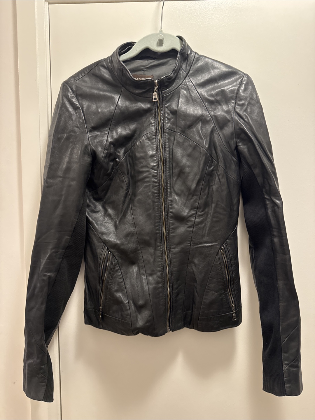 Danier Black Leather Jacket