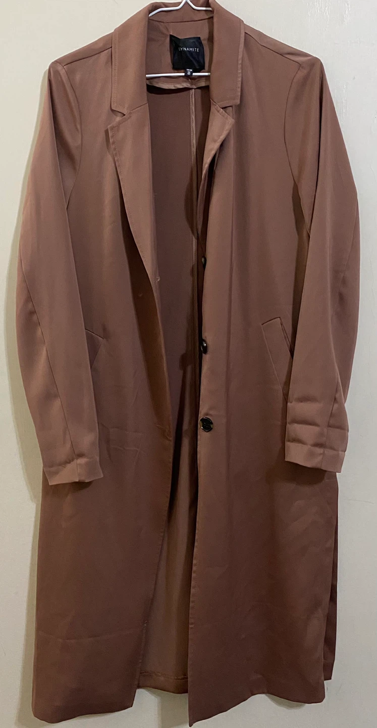 Dynamite XS Brown Trench Coat