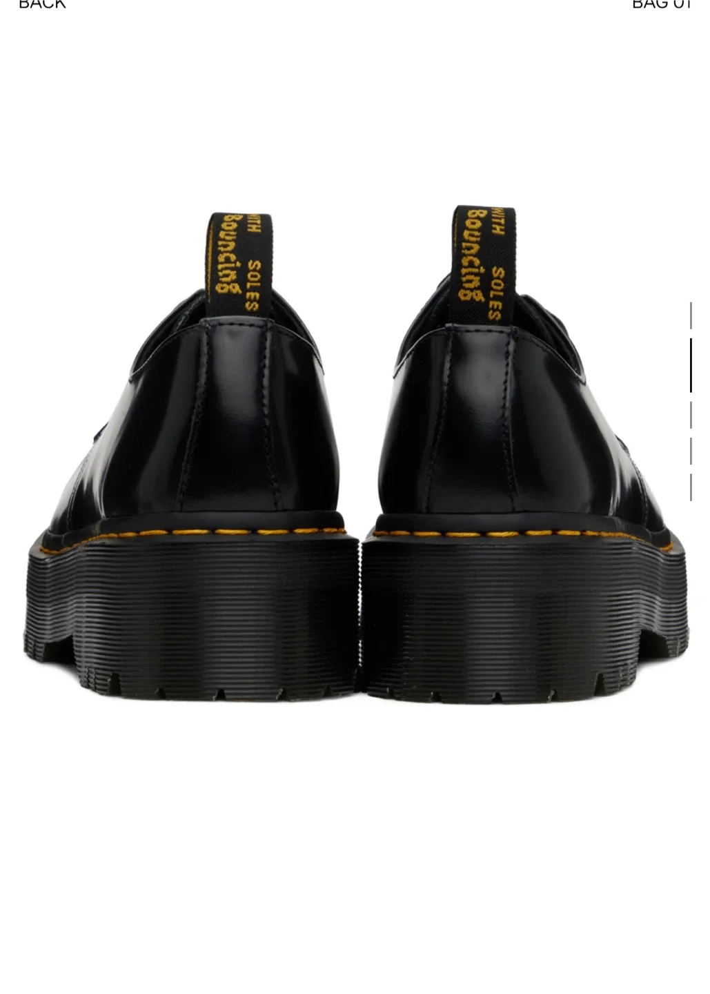 Dr. Martens Black Holly Leather Platform Derbys image indicator(3)