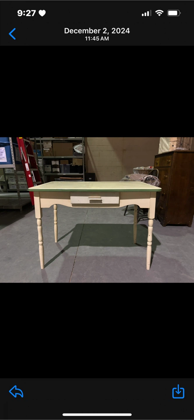 Vintage Style Desk with Drawer