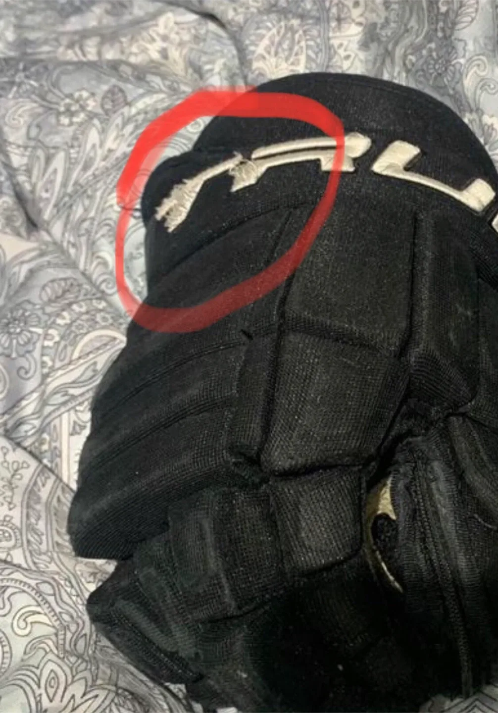 TRUE A6.0 SBP Z-Palm Ice Hockey Gloves - Size 12" image indicator(4)