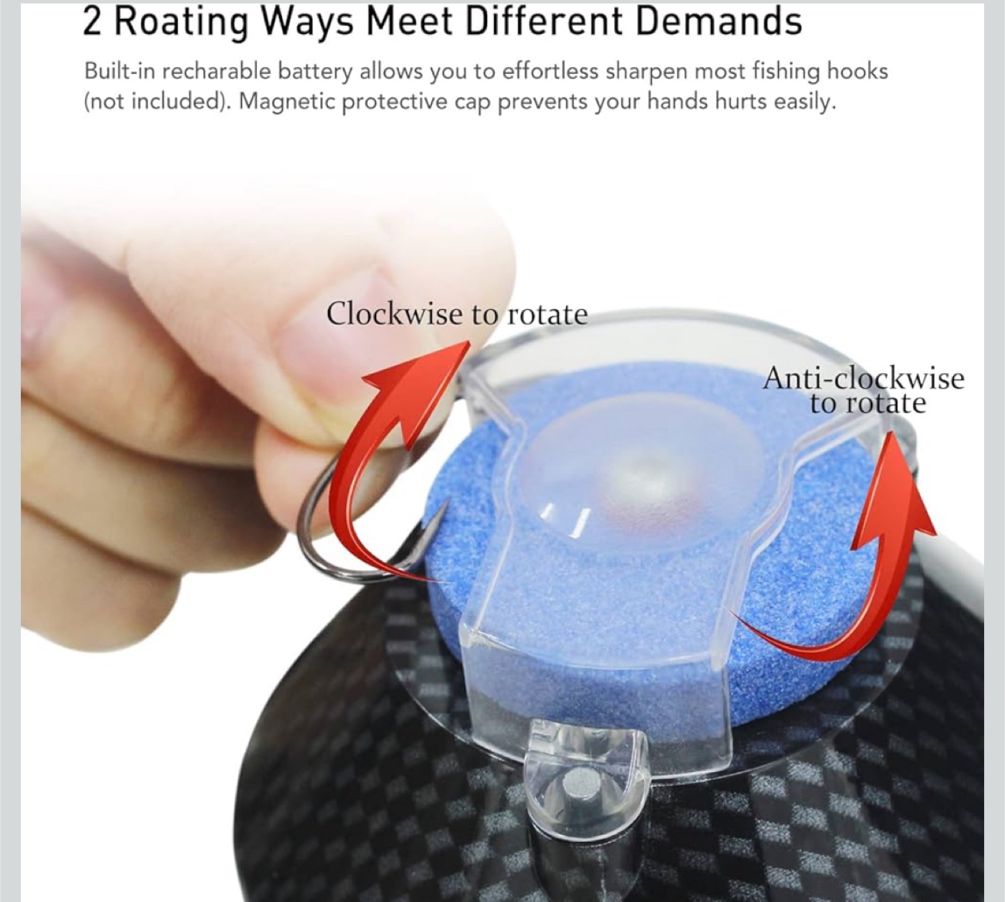 Hook Sharpener - Rechargeable Fishing Tackle - photo 3