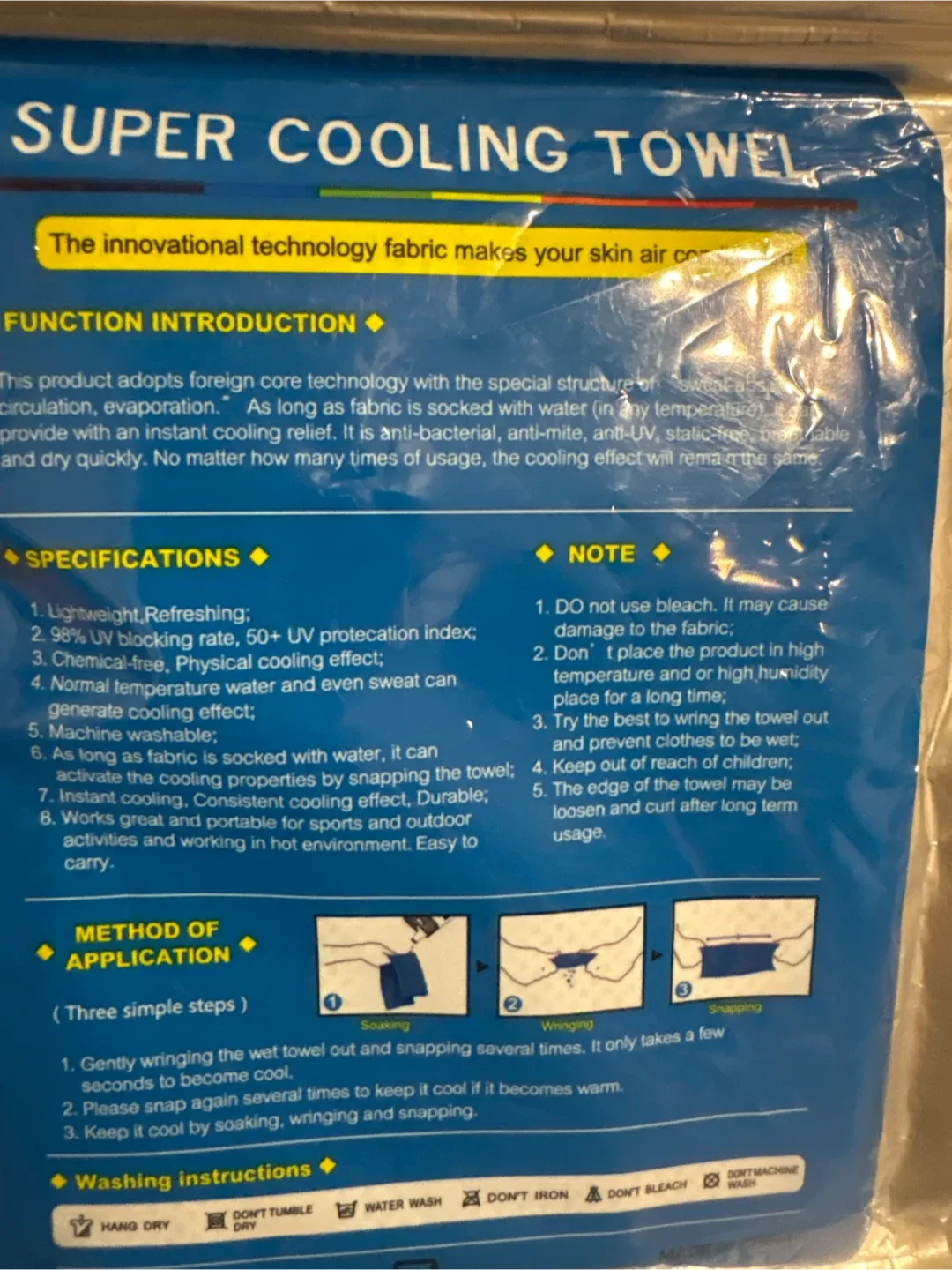 Cool Towel Super Cooling Towel…free 🥕 image indicator(2)