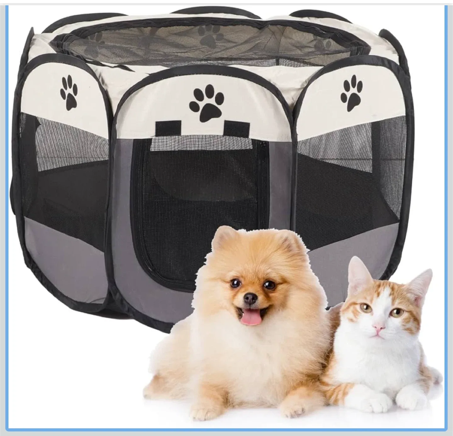 Portable Pet Playpen - Lightweight Design thumbnail