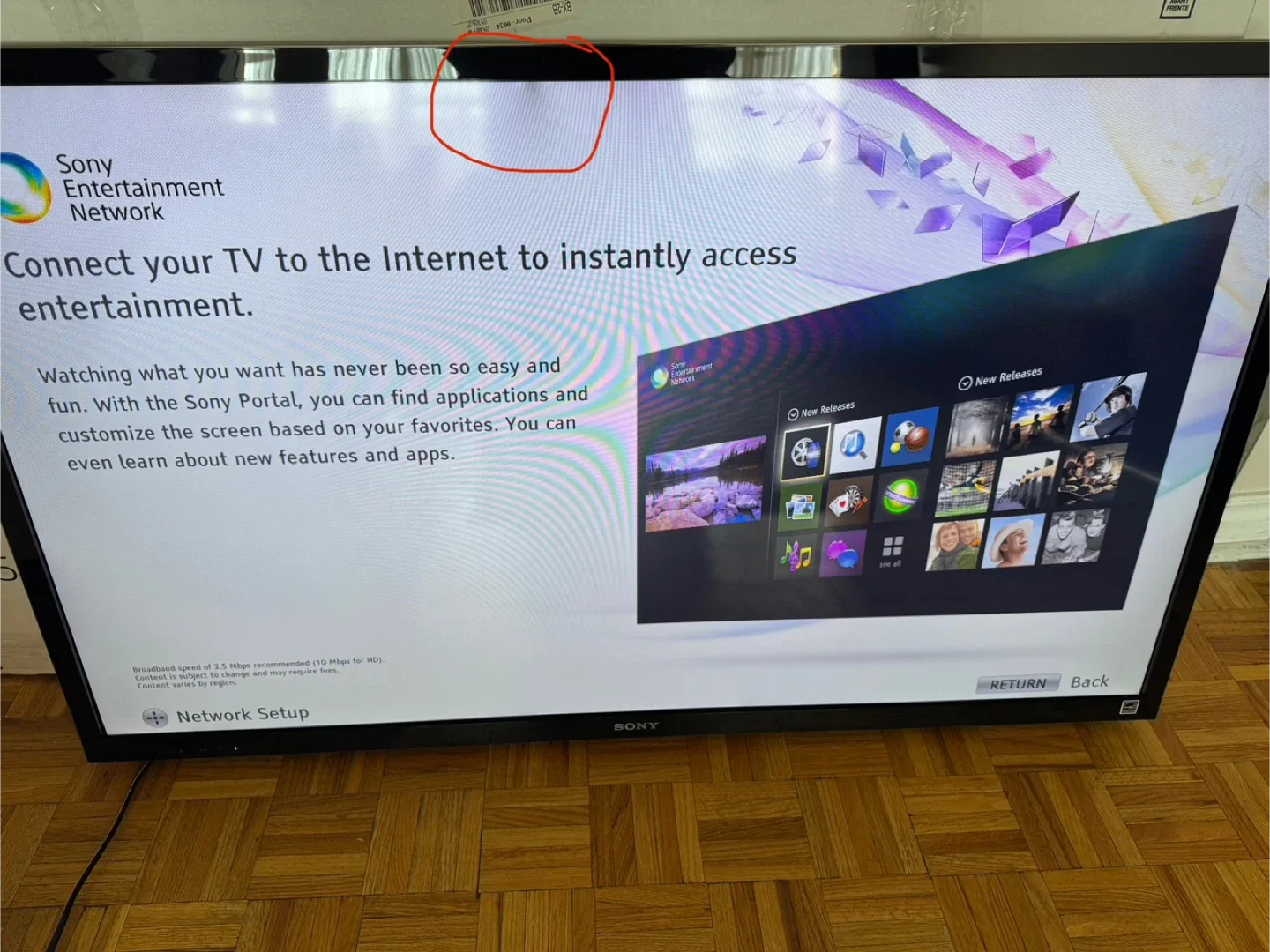 Sony 55" LCD TV KDL-55HX750 image indicator(4)