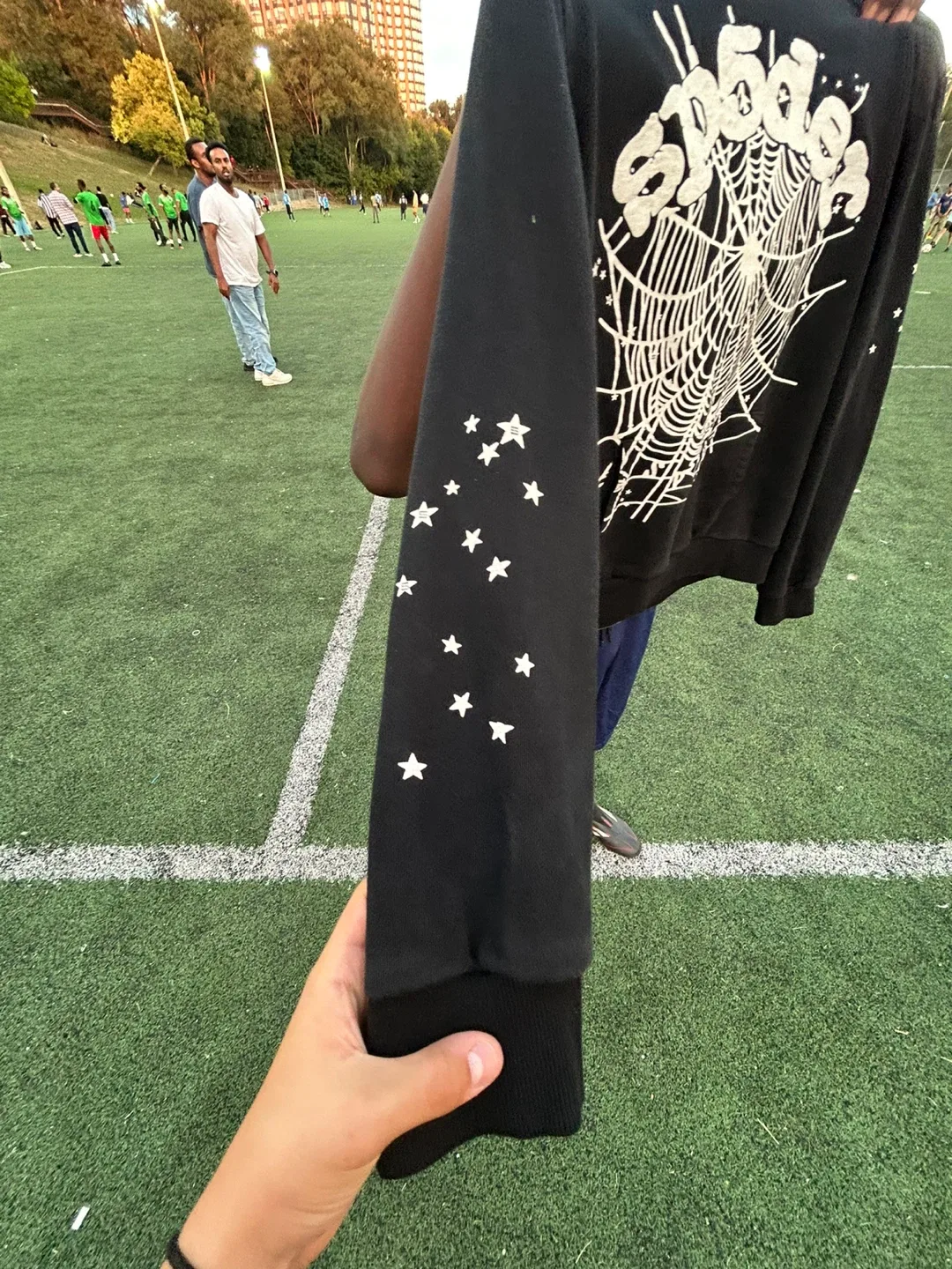 Sp5der Black Hoodie - Size XL image indicator(4)