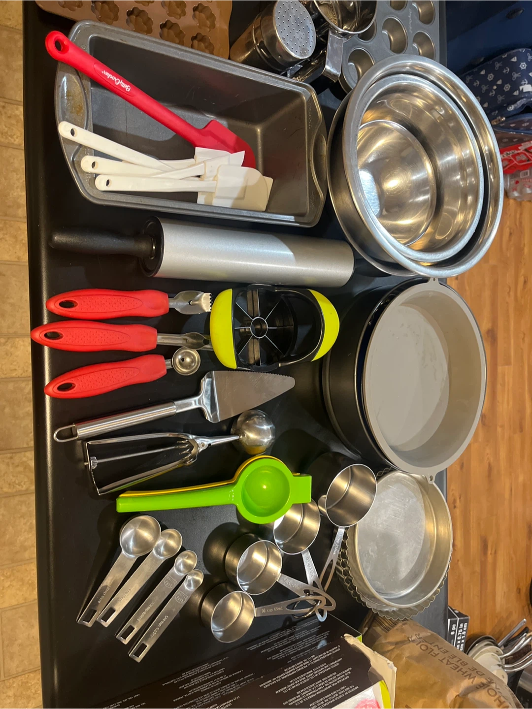Baking Supplies Bundle - Muffin Tins, Bowls, Tools - photo 3