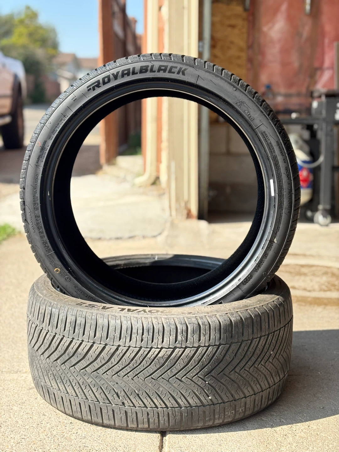 (2) Royal Black Royal A/S II 255/35ZR19 Tire