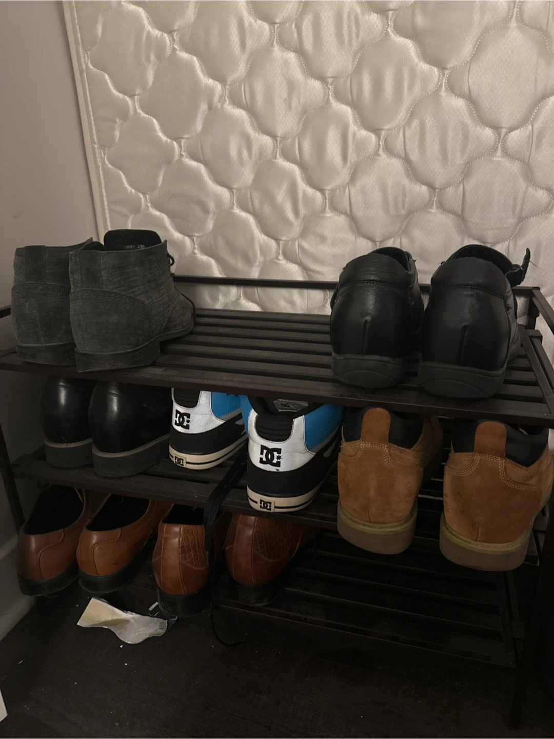 Seville Classics 3-Tier Shoe Rack - Espresso - photo 3