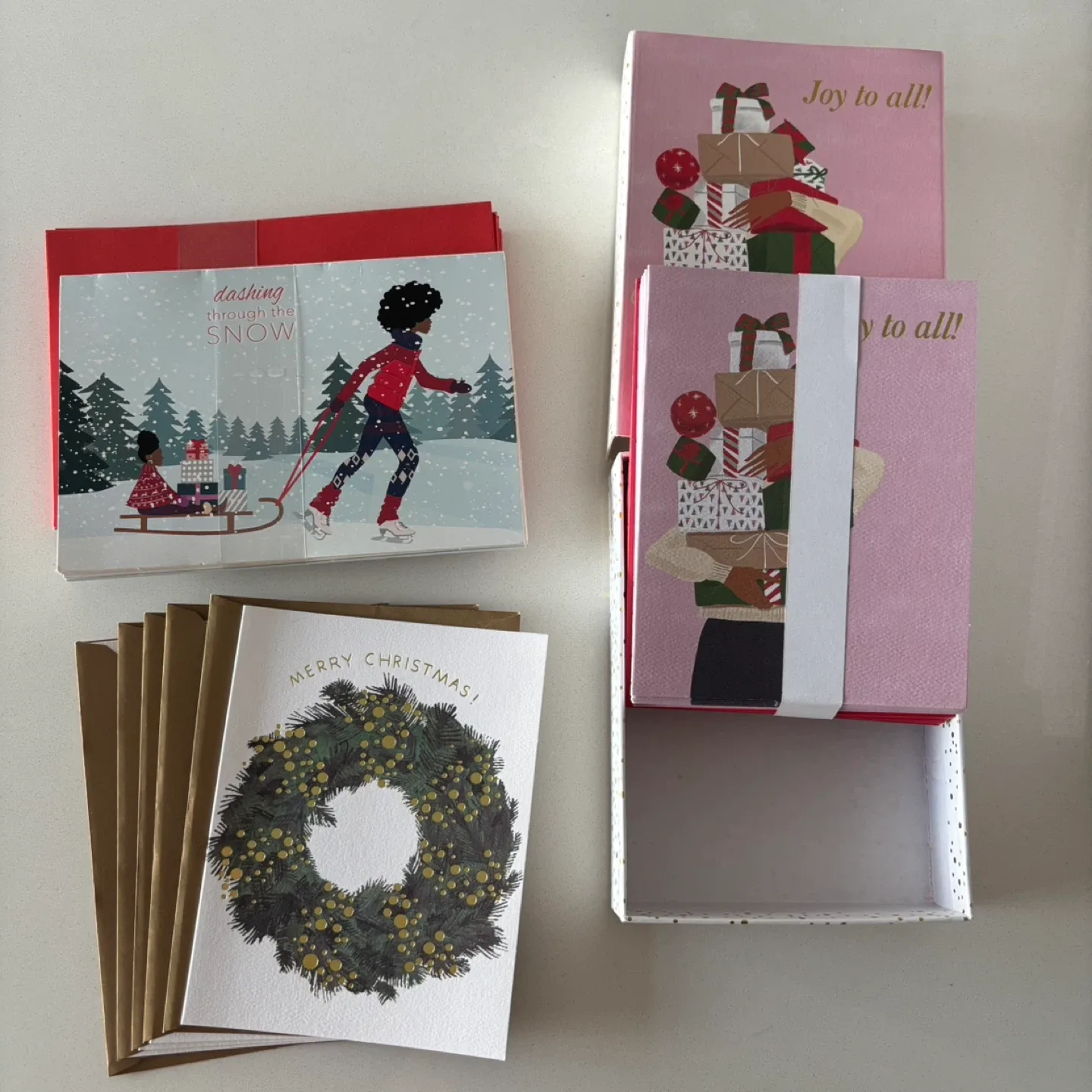 35 Christmas Greeting Cards Variety of 3 Designs thumbnail