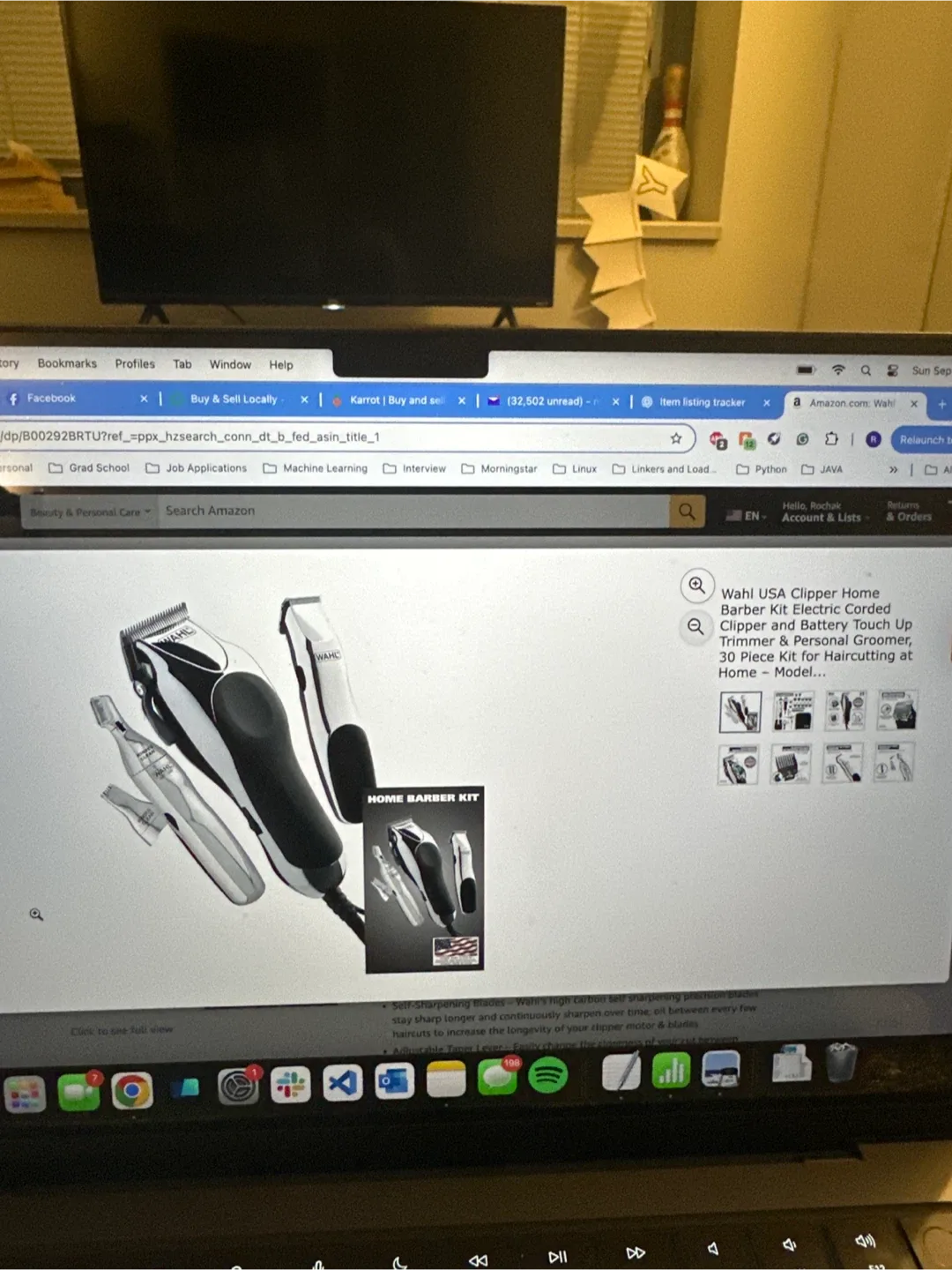 Wahl Home Barber Kit - Like New! thumbnail