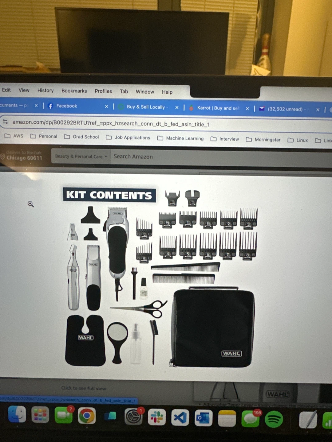 Wahl Home Barber Kit - Like New! - photo 2