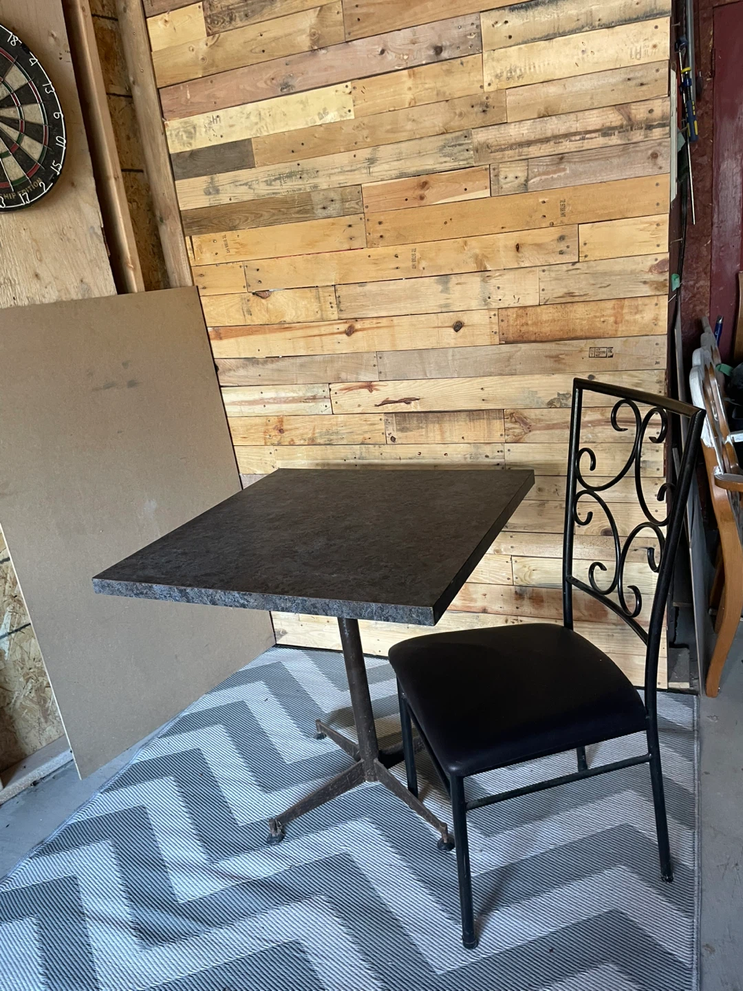 Square Table - Grey/Black - photo 4