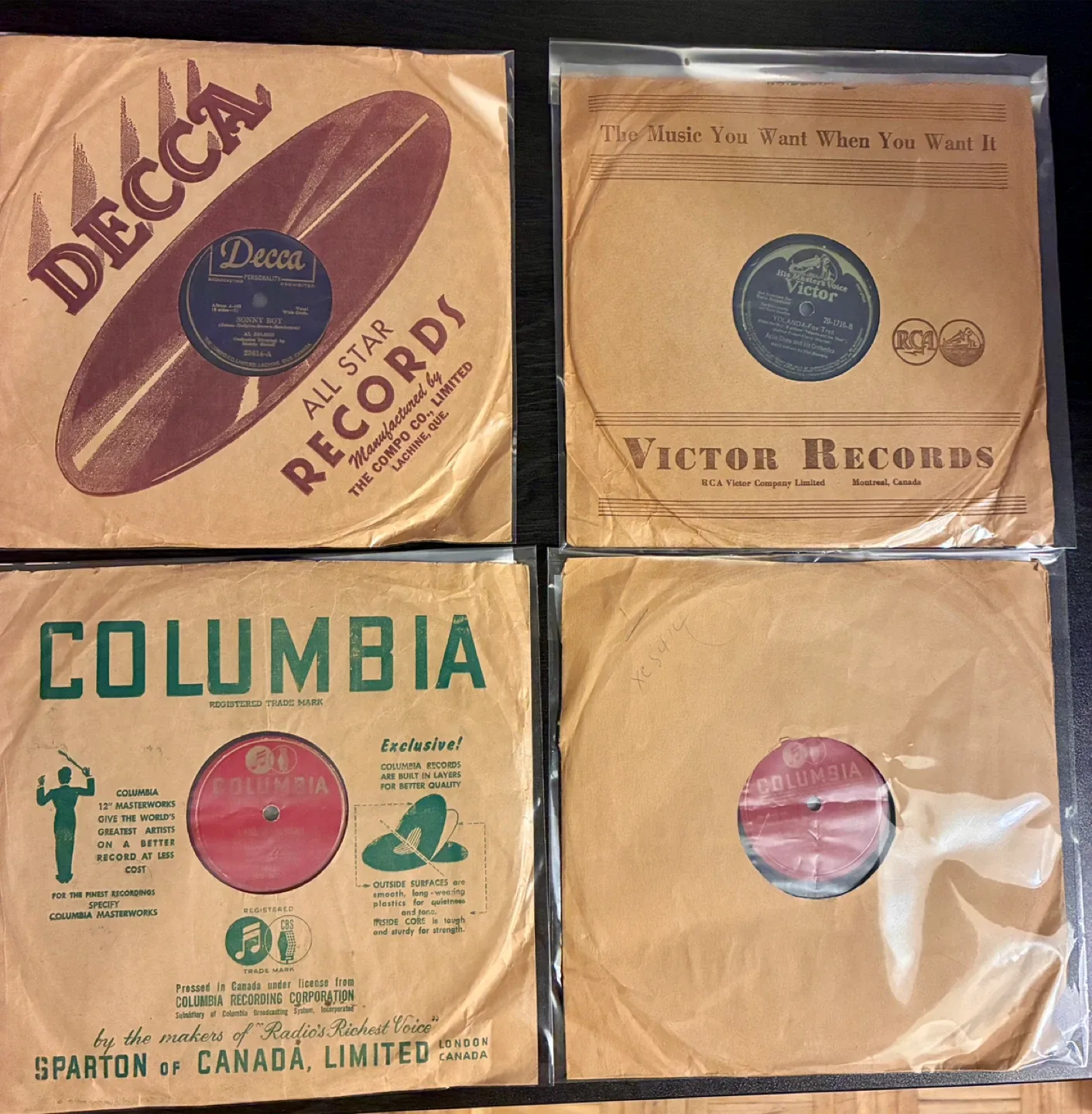Vintage 78 RPM Records - Victor, Decca, Columbia, Bluebird image indicator(3)