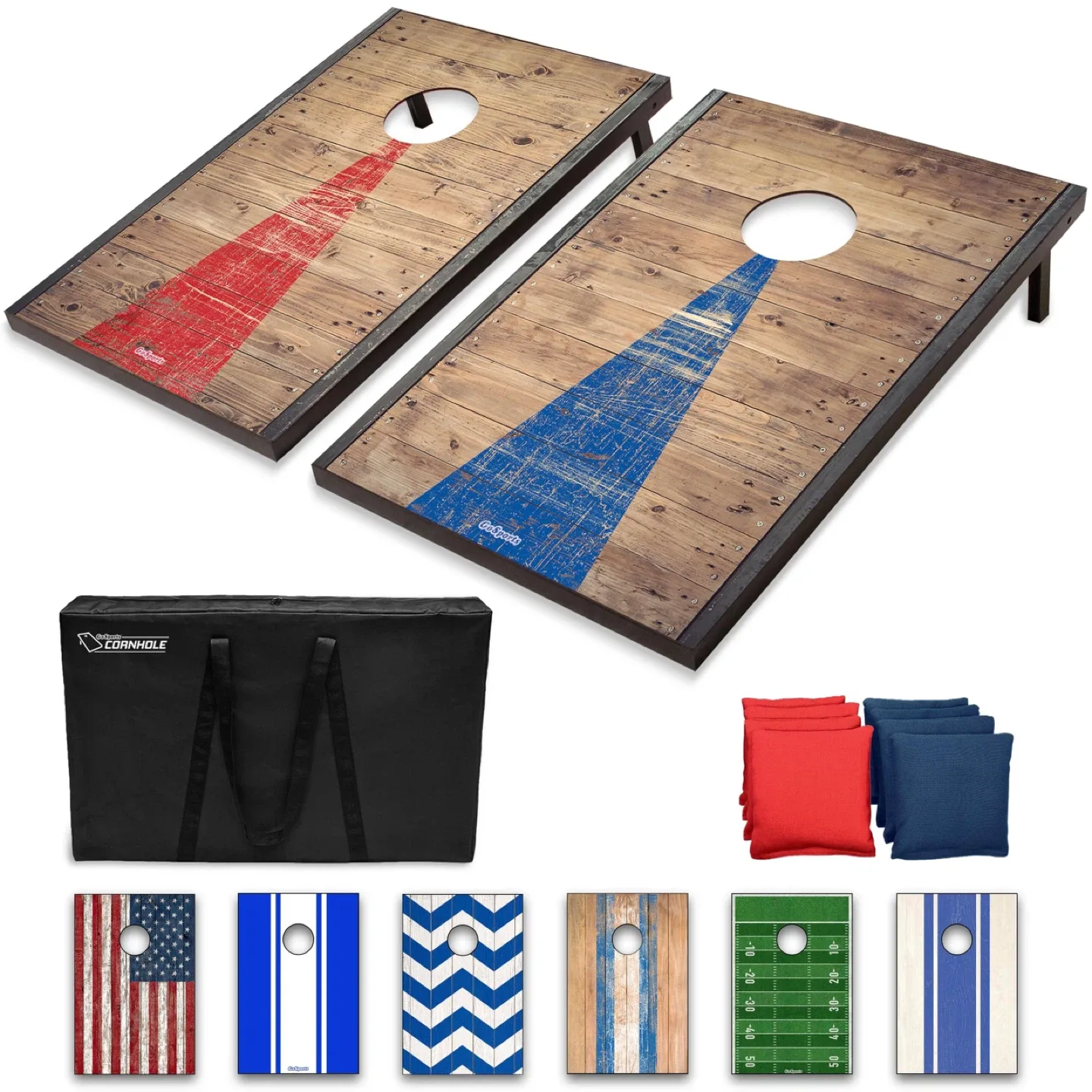Gosports Classic Cornhole Set - 8 Bean Bags/Travel Case thumbnail