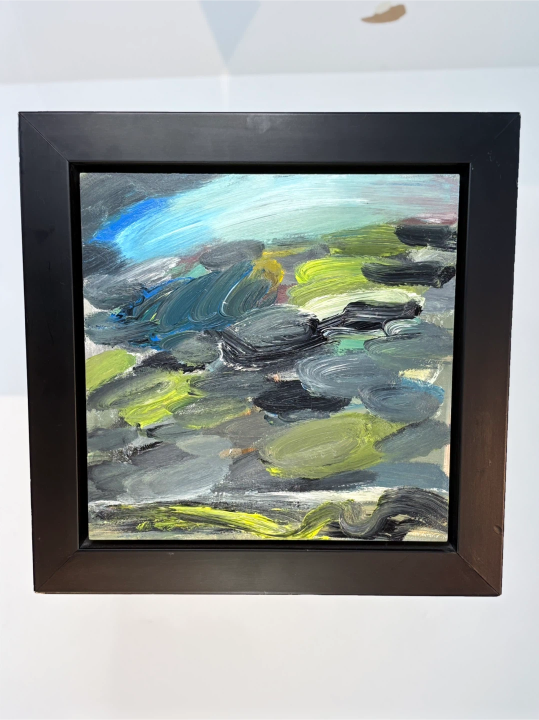 Frances Thomas Original Painting – Gallery Framed