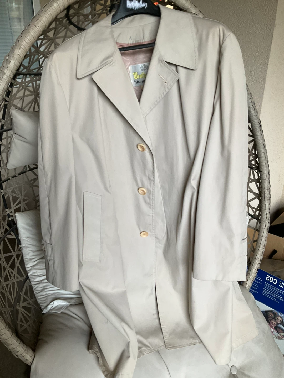 Weatherman by Mac-Mor Trench Coat Size 42
