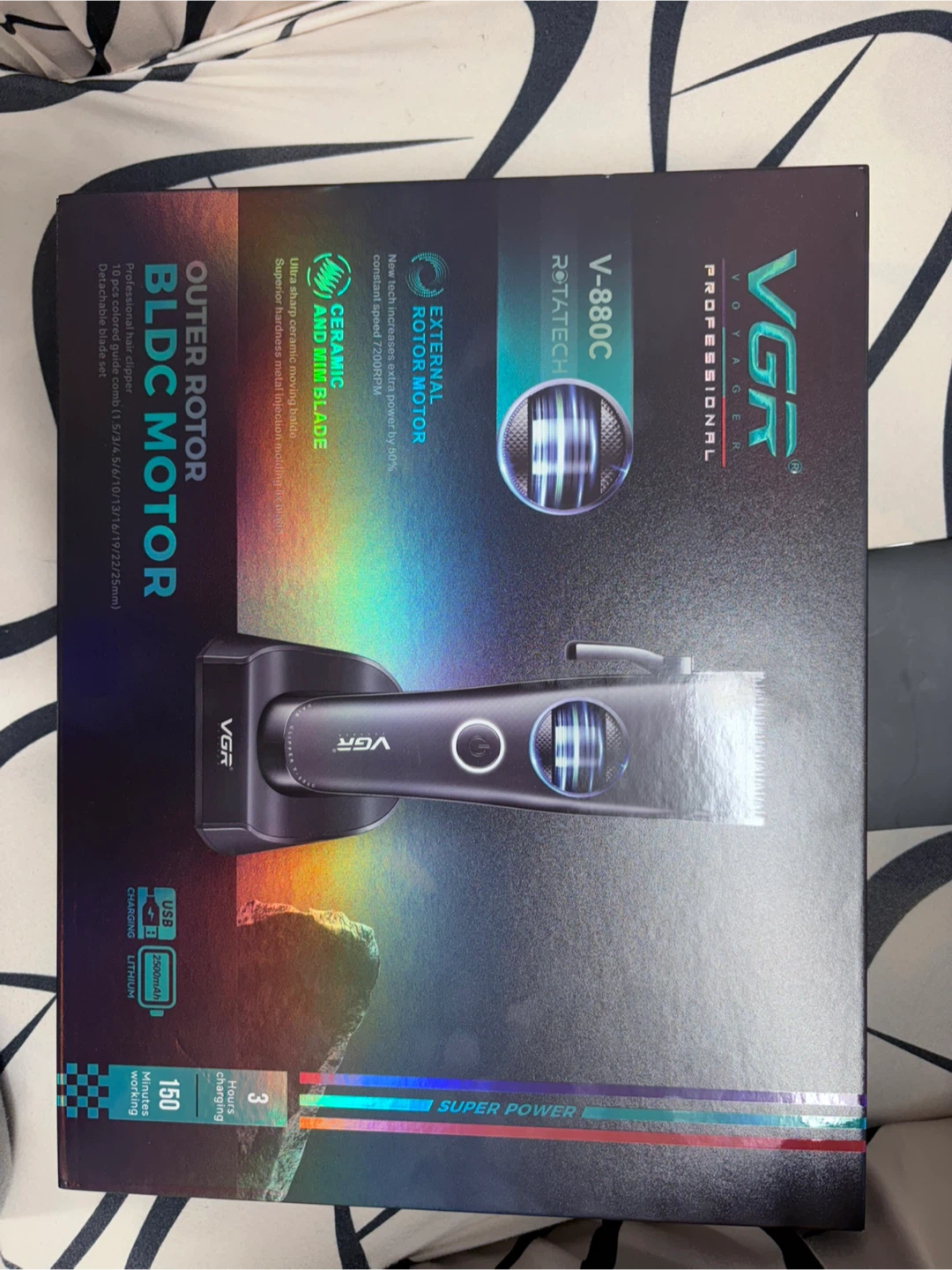 VGR V-880C Professional Hair Clipper - New - photo 3