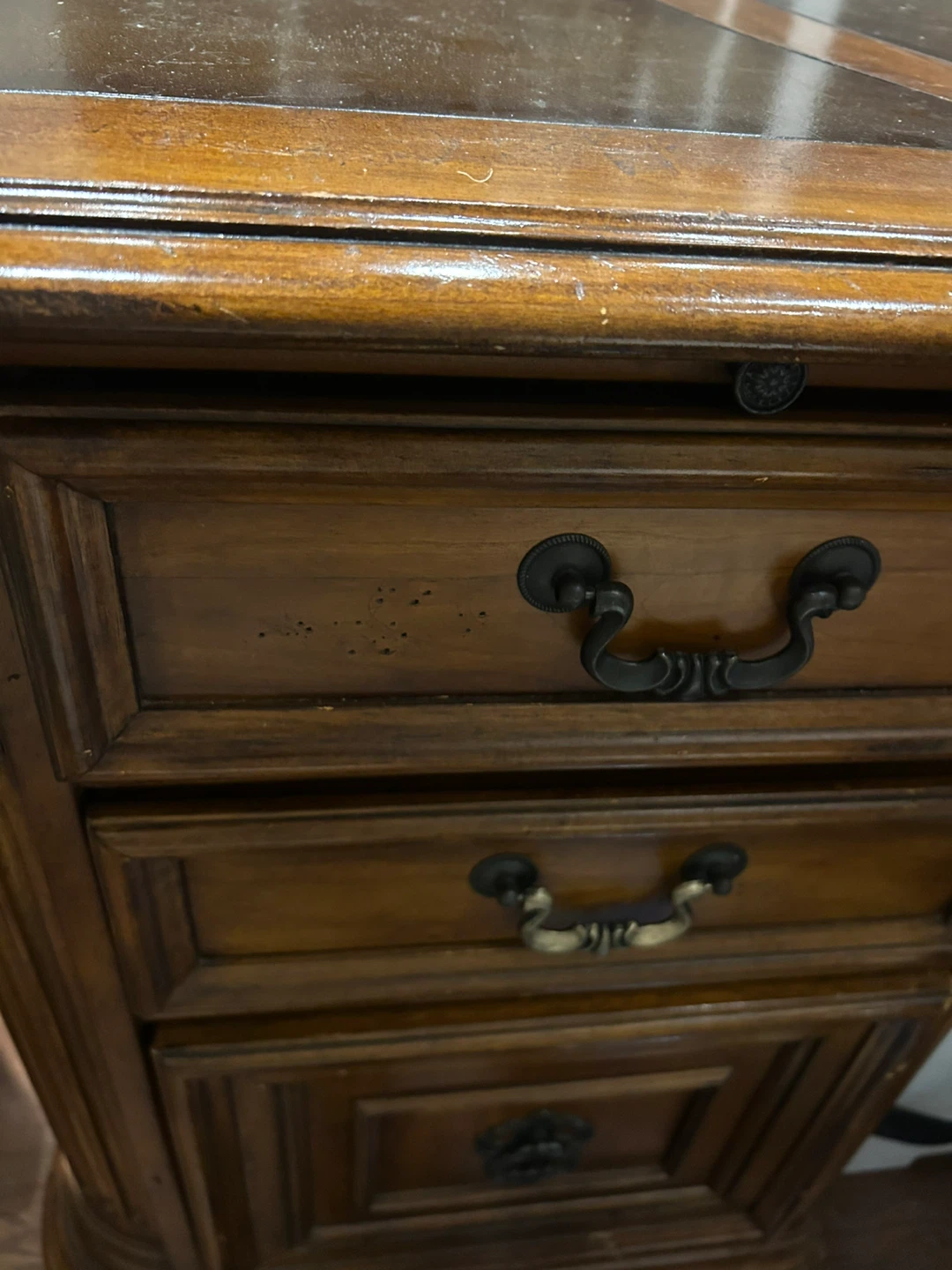 Vintage Executive Desk - Solid Wood - photo 3
