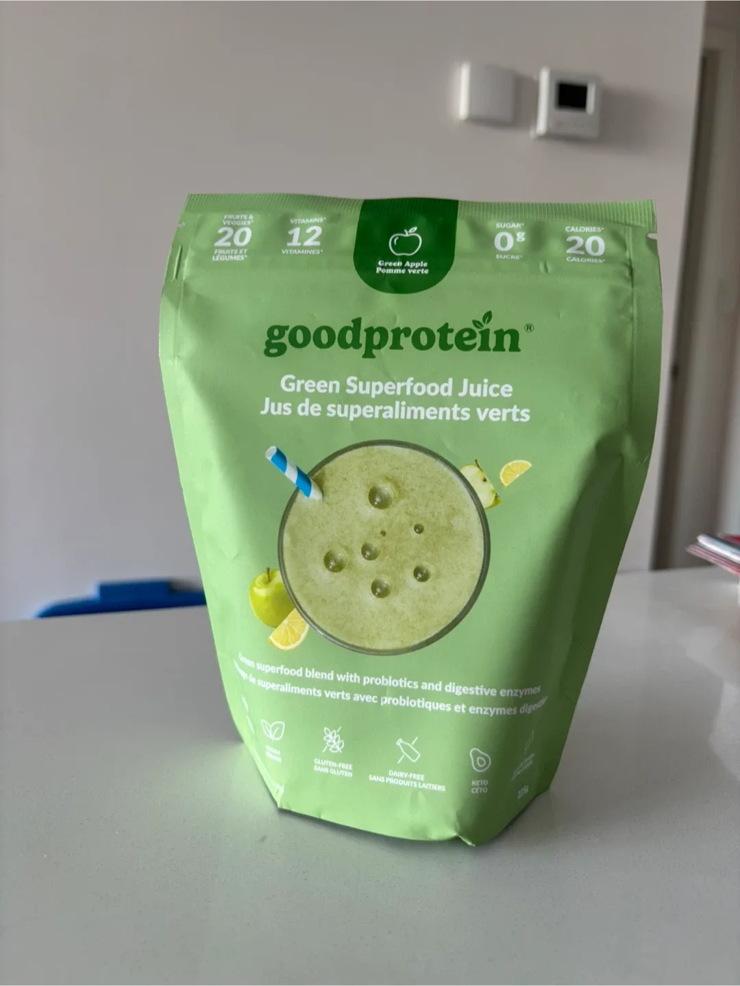 New - Good Protein Green Superfood Juice Powder (30 servings) thumbnail