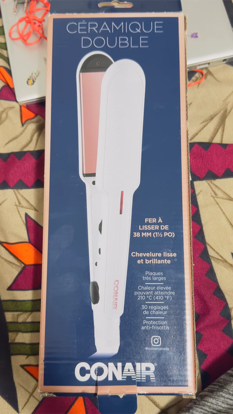 Conair Ceramic Double Hair Straightener - 38mm - photo 3