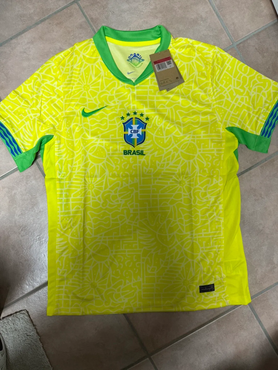 Brazil / Brasil soccer jersey thumbnail