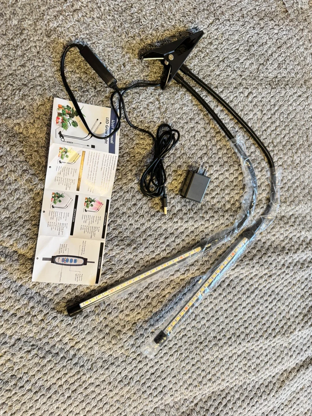 LED Grow Light with Clip image indicator(7)