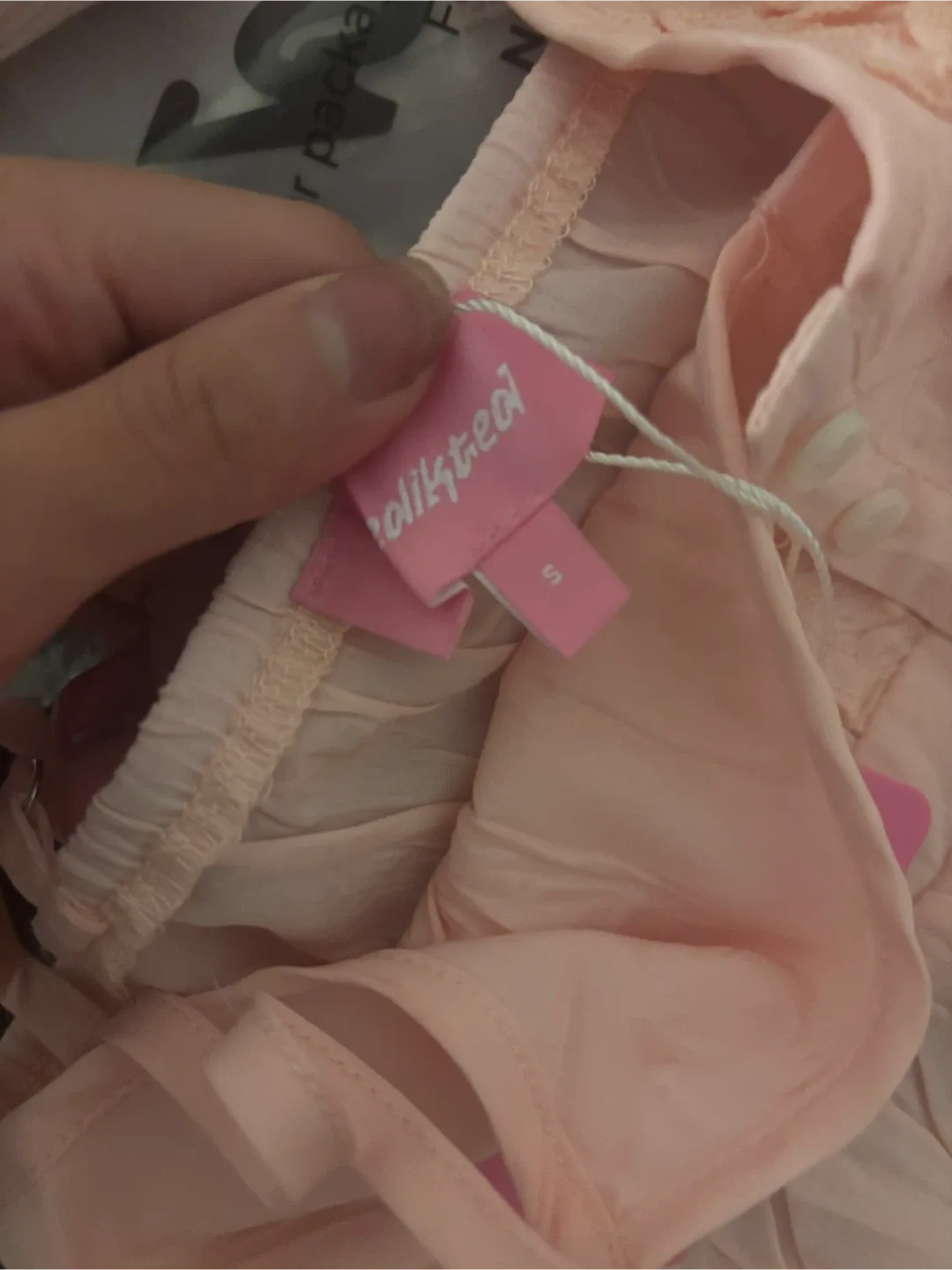 Edikted Light Pink Tank Top - Size S image indicator(3)