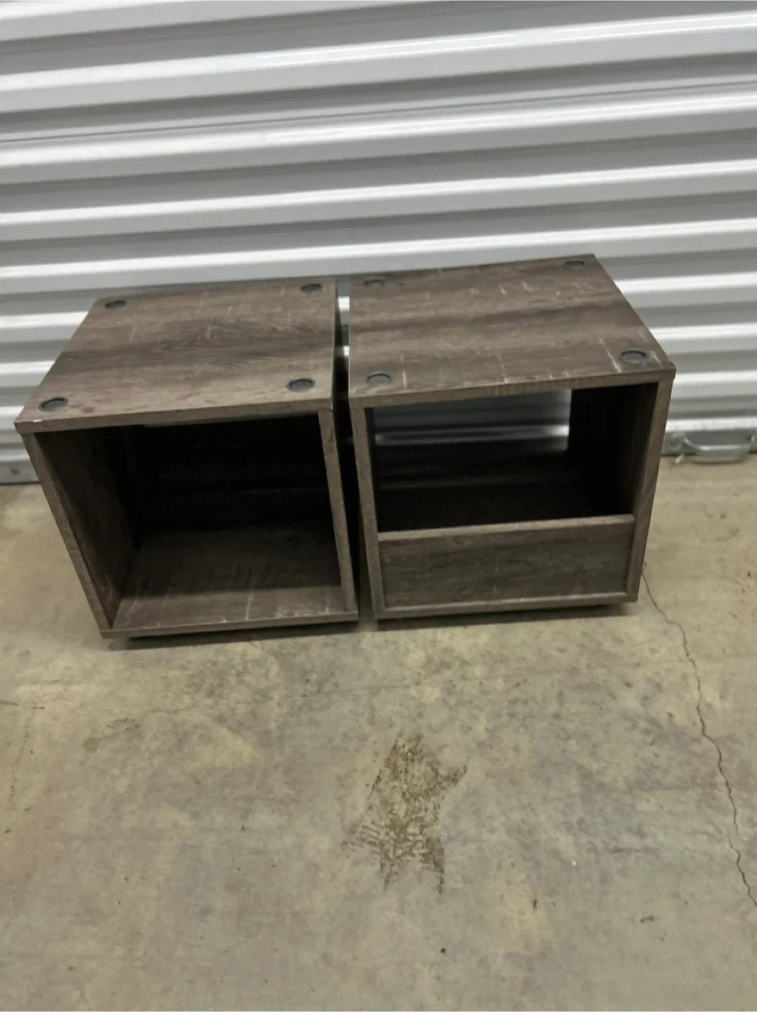 Wood-look cube storage organizer thumbnail