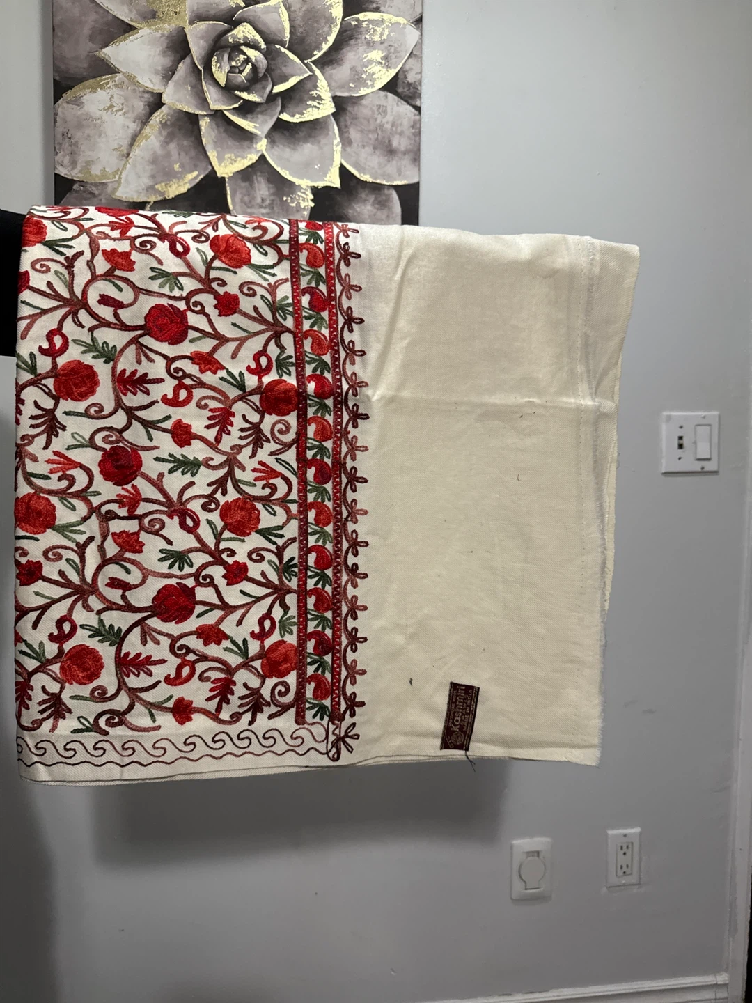 Kashmiri Shawl - Wool, Made in India