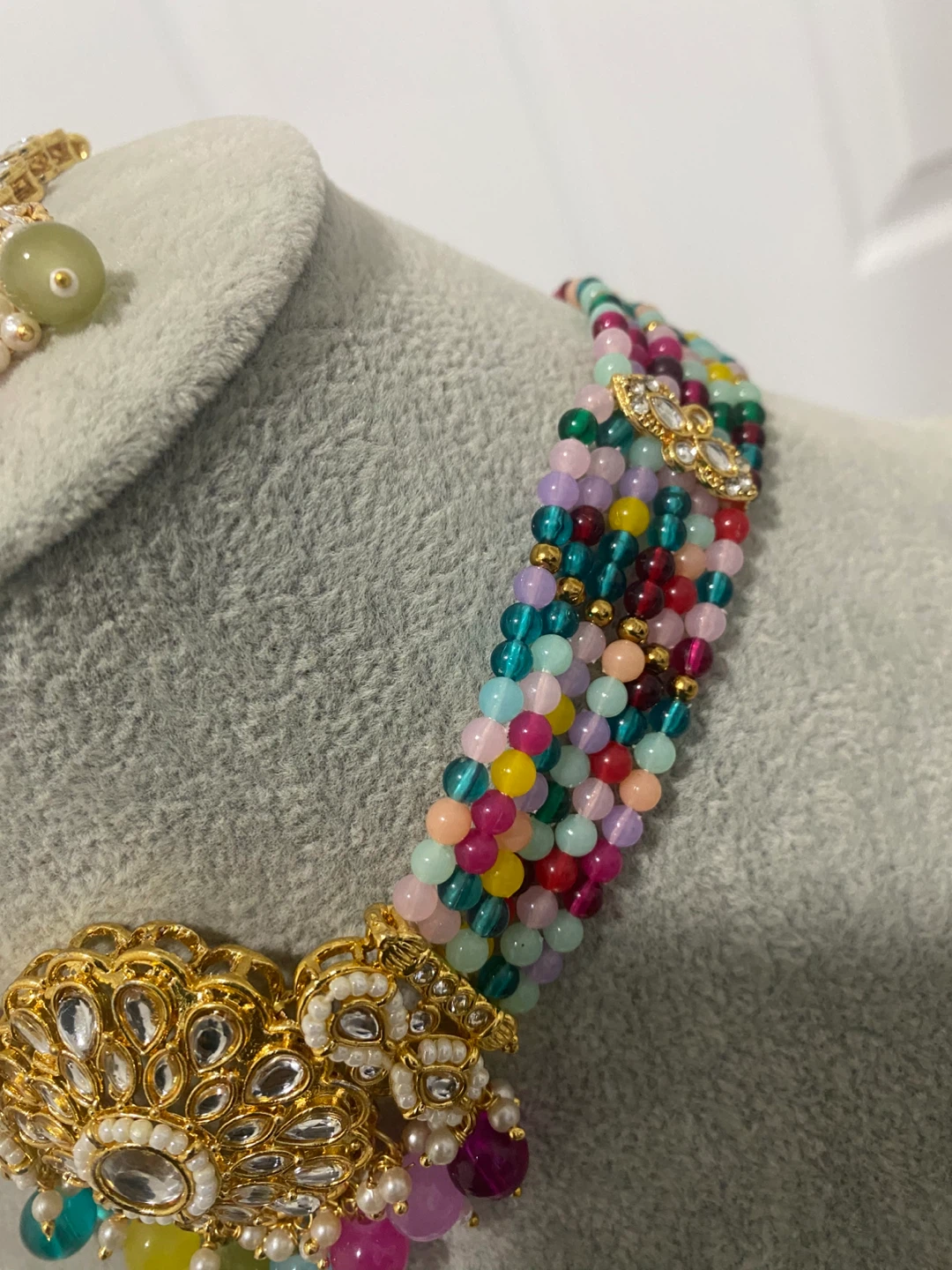 Jewellery Set - Necklace, Earrings, Tikka - photo 5
