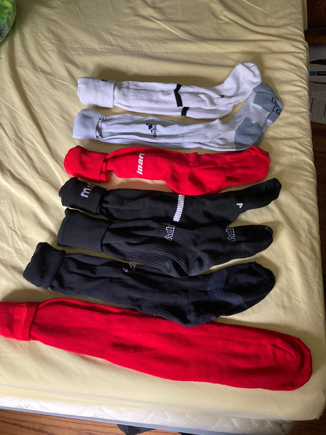 7 pair of soccer socks thumbnail