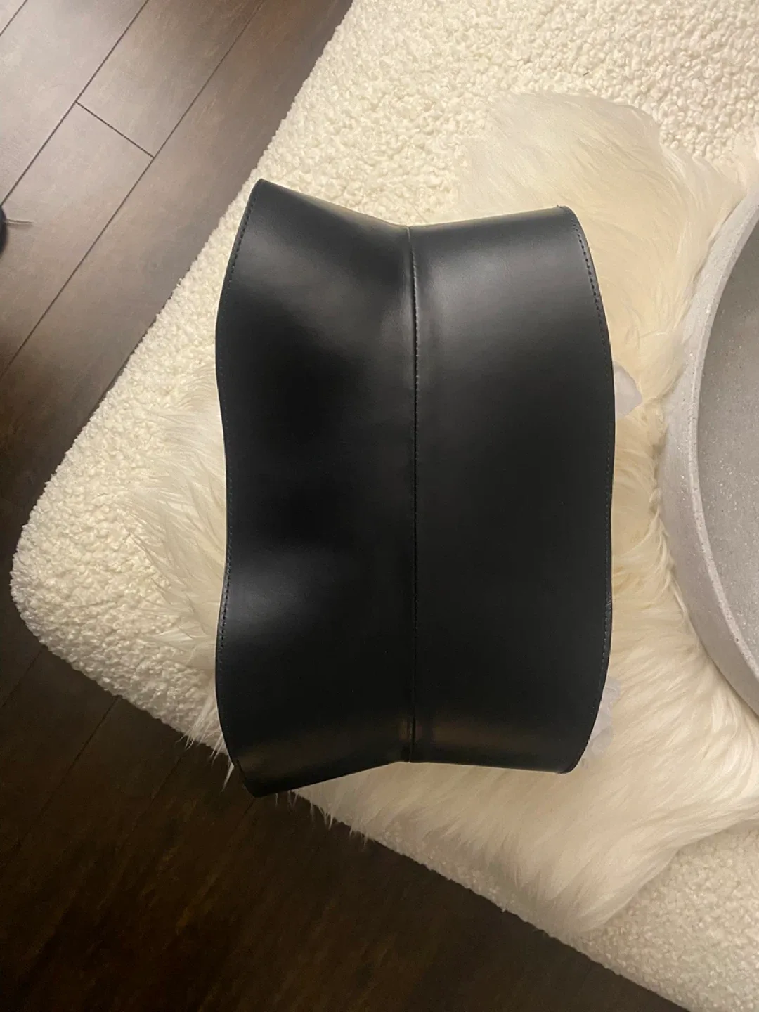 AllSaints Black Leather Corset Belt image indicator(8)