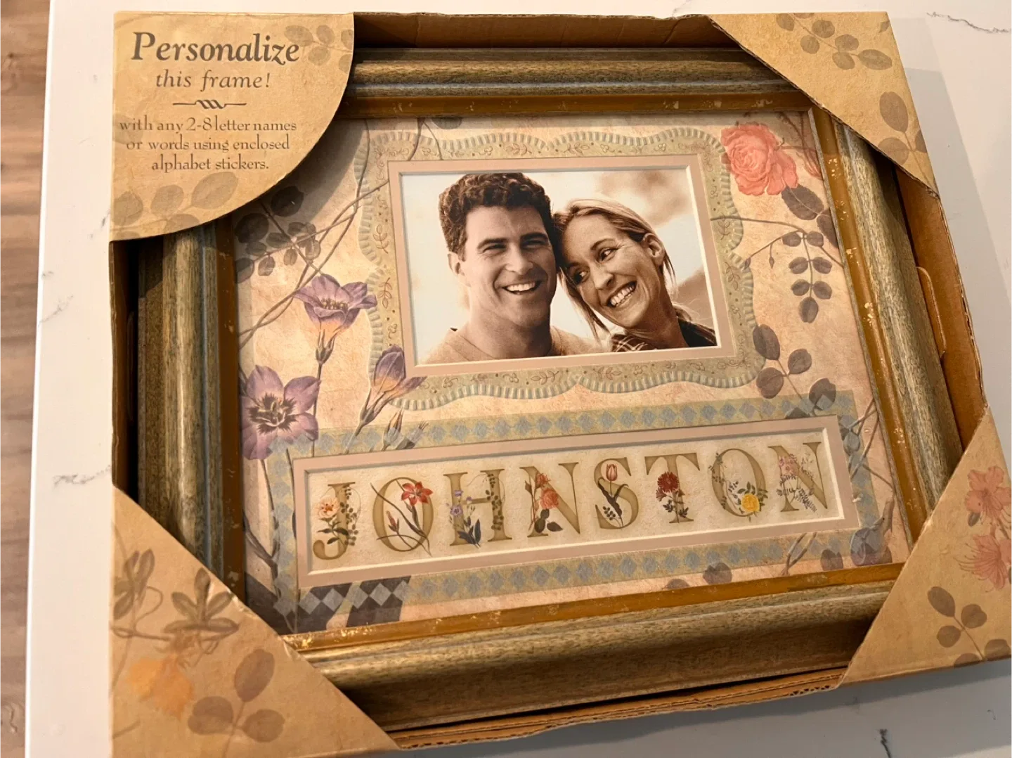 Picture Frame with Decorative Letters image indicator(3)