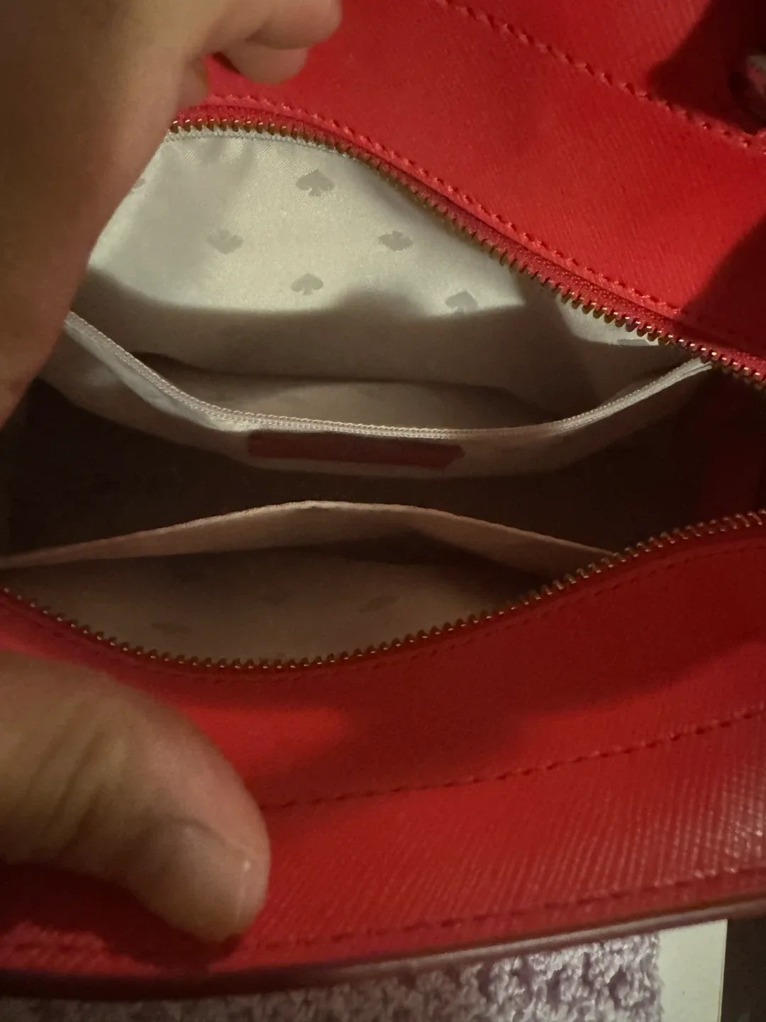 Kate Spade Red Satchel Handbag image indicator(3)