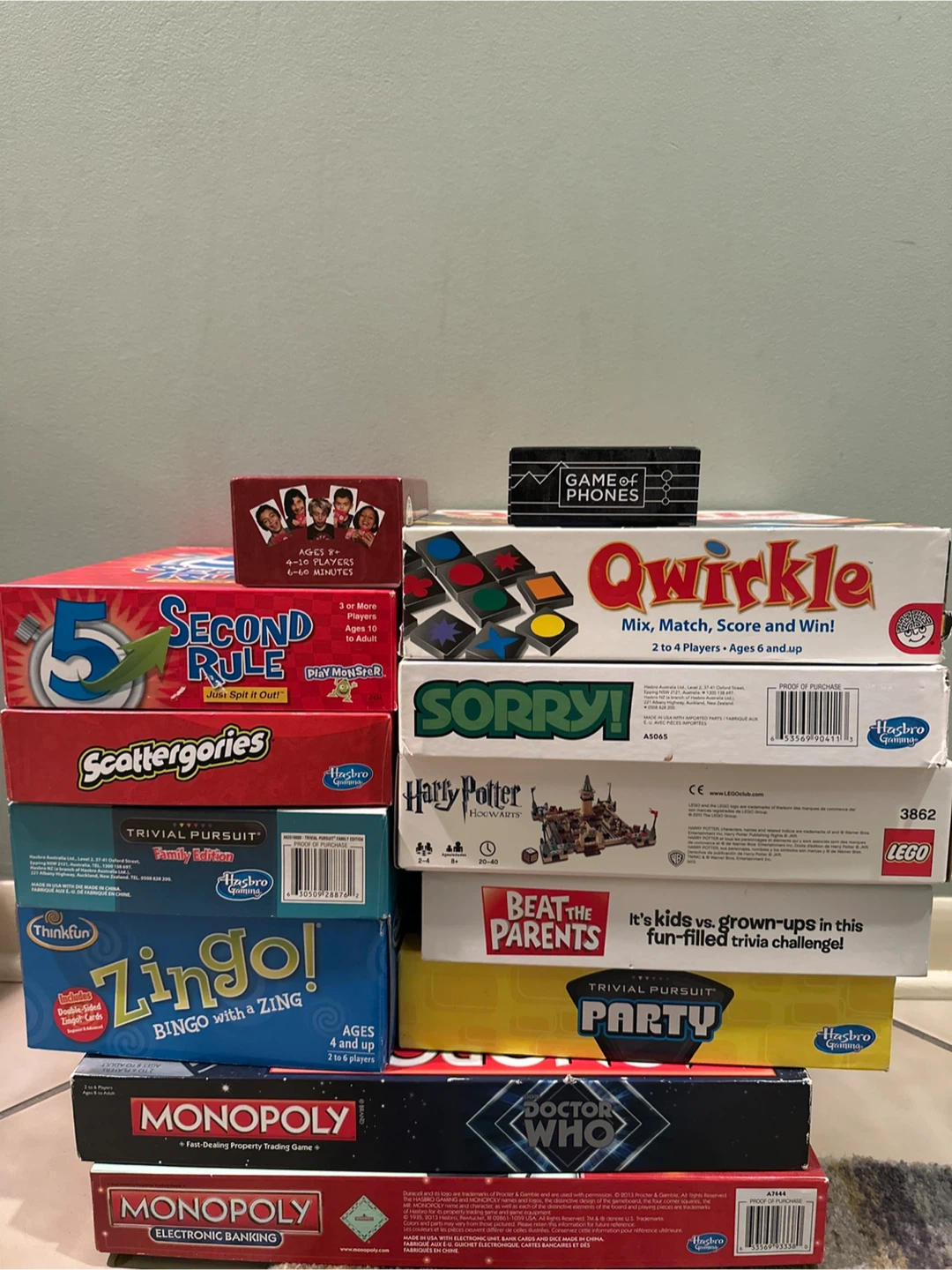 Board Games Bundle: Trivial Pursuit, Monopoly, & More!