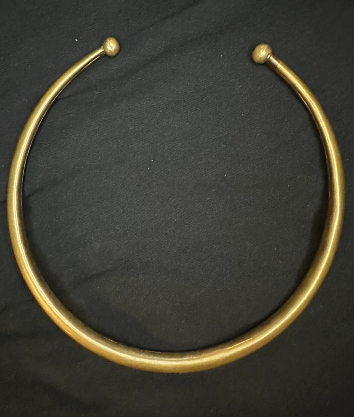 Gold Tone Torque Necklace thumbnail