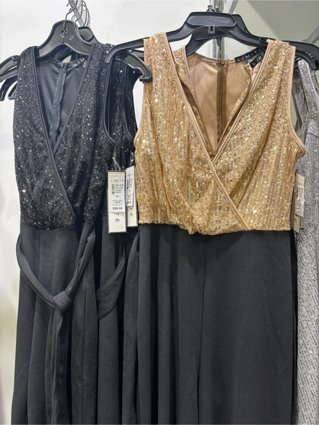 Limited dressy Jumper - Black & Gold, Size M thumbnail