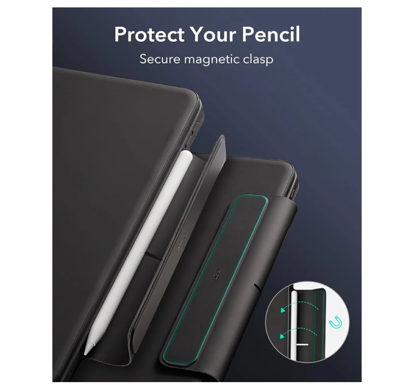 ESR Rebound Series Magnetic Keyboard Case for iPad Air 13" Black image indicator(5)