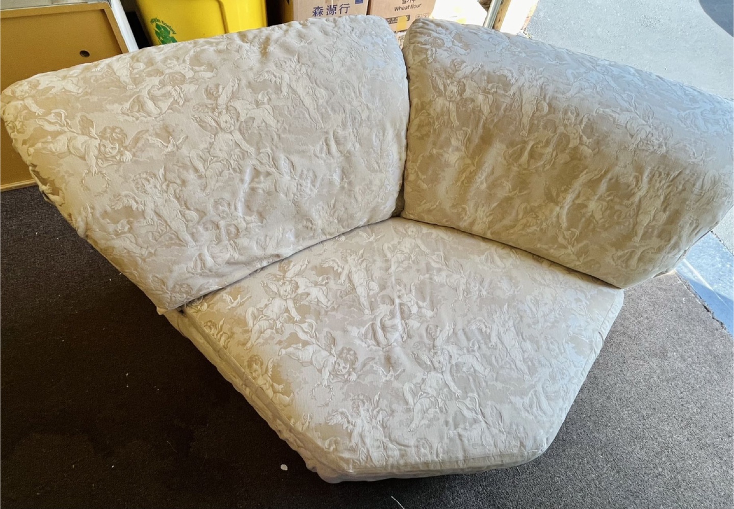Beautiful Gold Corner Sofa - photo 2