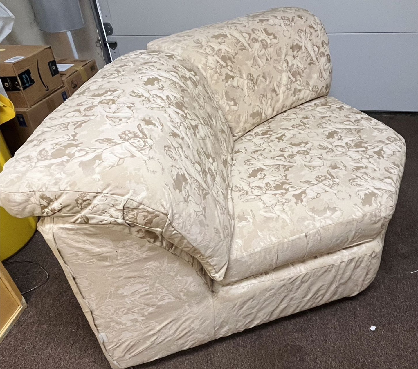Beautiful Gold Corner Sofa